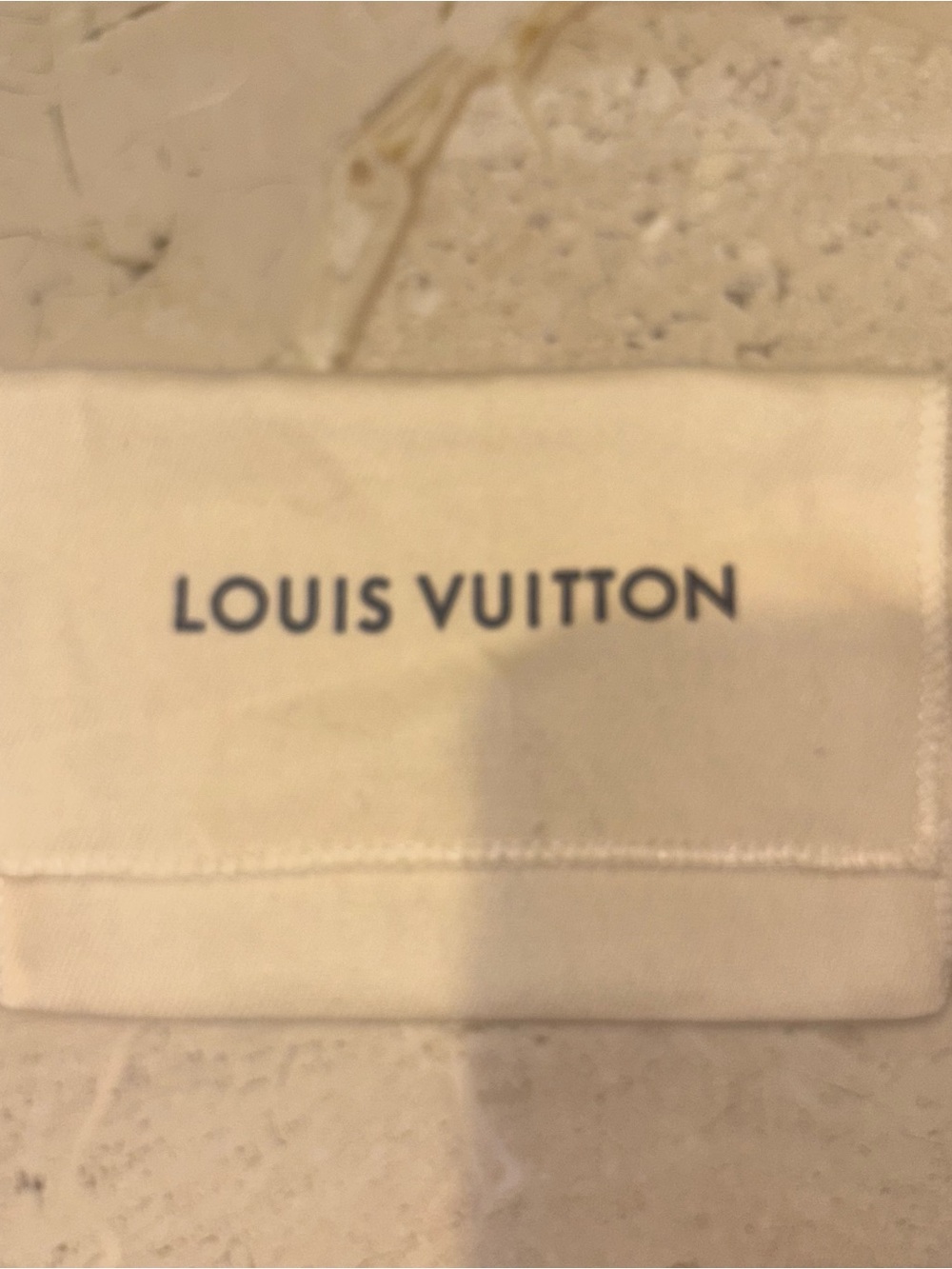 LOUIS VUITTON Dust Bag Envelope Flap 5x3 Authentic Cover Storage Wallet Key Cles